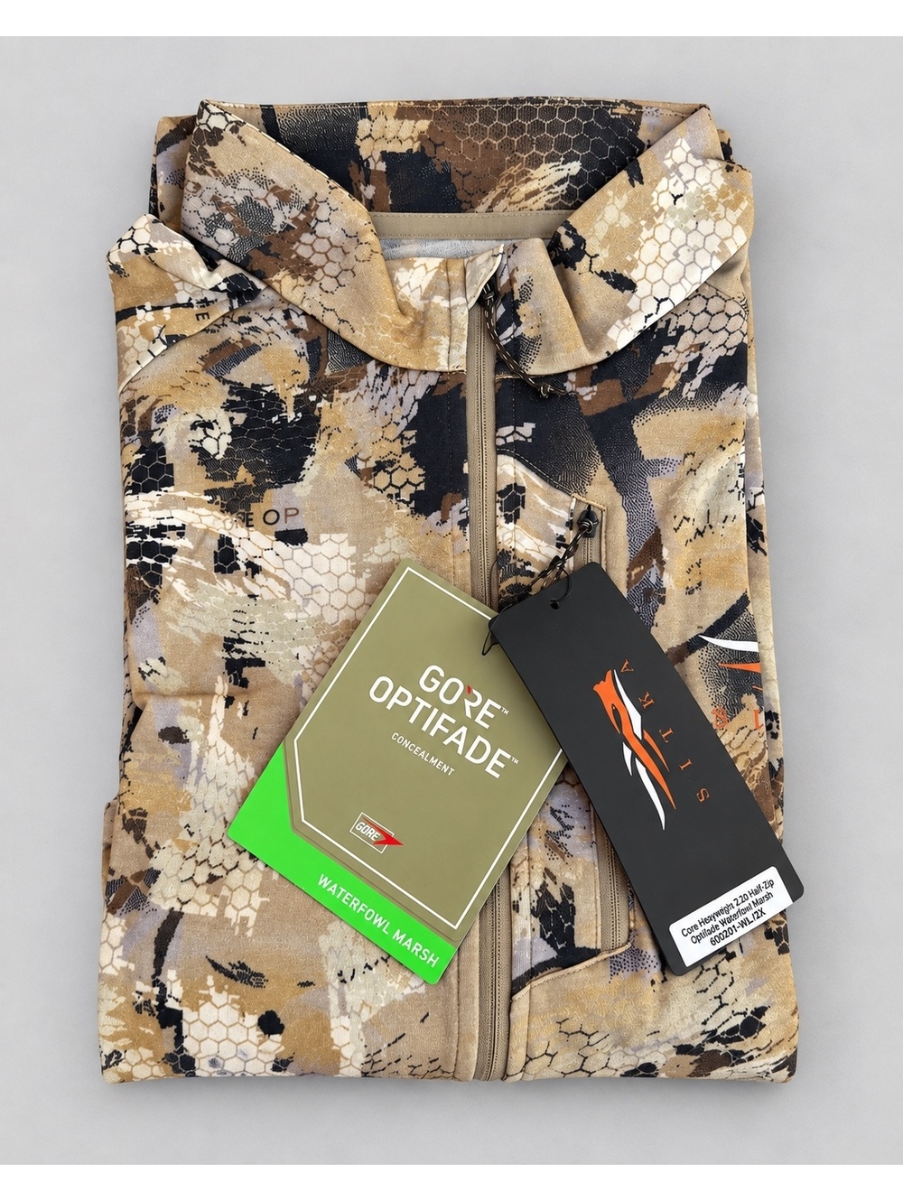 Sitka Optifade Waterfowl Marsh Camo Hunting Pullover XXL